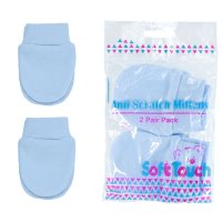 P110-B: Blue 2 Pack Anti-Scratch Mittens